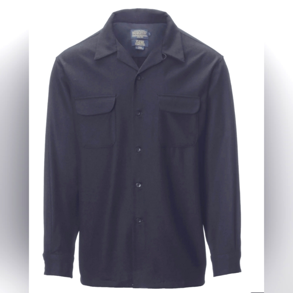 Pendleton Men's Large Navy Casual Button Down Shirt (Like New)